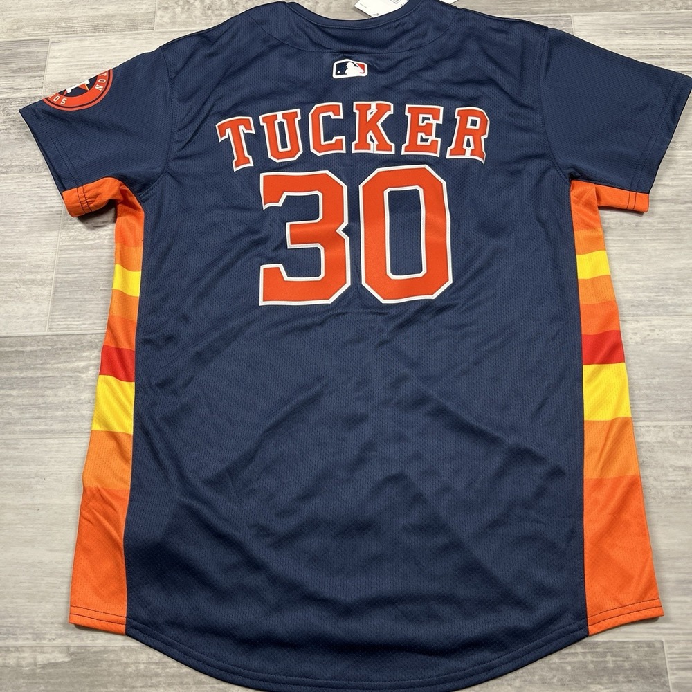Nike Kyle Tucker Astros Jersey Youth L 14/16 City Connect NWT $150 MLB Baseball